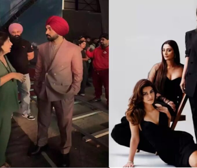 Diljit Dosanjh Treats Fans with Behind-the-Scenes Glimpse of 'Crew' Movie Sets